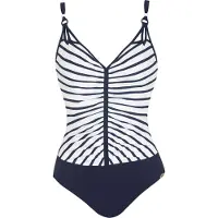 Sunflair Maillot de bain bleu foncé / blanc