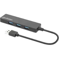 Manhattan 164900 Hub 4 ports USB 3.2 Gen 1 USB-A mâle / 4x A femelle