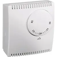 Wallair Thermostat d'ambiance pour montage en saillie tous les jours, Thermostat, Blanc