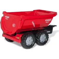 Rolly Toys Anhänger Krampe mit Kippfunktion, Rundmuldenkipper für Trettraktor