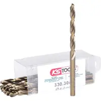 Ks Tools Lot de 10 forets HSS-CO au cobalt 4,2mm