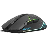 Fury Souris de jeu Battler RGB 6400 DPI noire