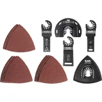 Einhell Accessoires pour outils multifonctions Set Multi-Tool Ho,Me,Ku 17pcs.