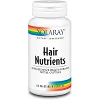Solaray Hair Nutrients 60 Units Blanc
