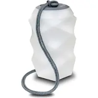 New Garden Bita - lampe rechargeable télécommandée - Ø 17,8 x 30 cm - inclus LED - IP65 - gris - RGB + couleur de lumière blanche