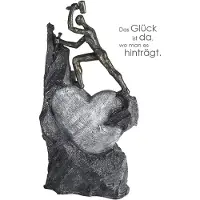 Casablanca by Gilde Sculpture Heart Bronze