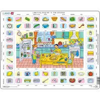 Larsen Apprendre l'anglais dans la cuisine puzzles à cadre maxi 70 pièces