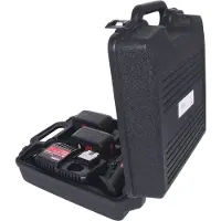 Ks Tools Meuleuse d'angle sans fil 7 000 tr/min avec 2 batteries et 1 chargeur - 515.4111