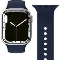 Vonmählen Silicone Loop Case 1 Band One Navy 38/40/41mm (38 mm, 40 mm, 41 mm, Acier inoxydable), Sangles de montre, Bleu