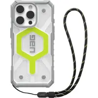 Uag Pathfinder Clear Magsafe (Apple iPhone 16 Pro), Coque pour téléphone portable, Transparent, Vert, Blanc, Noir, Jaune, Gris