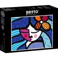Bluebird Puzzle Romero Britto - Girl with flower
