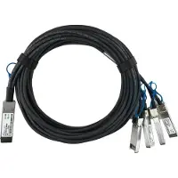 BlueOptics CBL-NTWK-0932-Q4S1M compatible BlueLAN QSFP28 DAC SC282701L1M26, Émetteur-récepteur, Noir