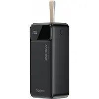 Choetech Pd22.5W Dual Usb-A+Type-C Power Bank 40000Mah Noir