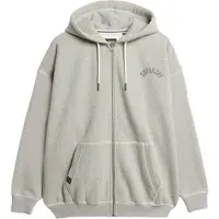 Superdry Femme Sweat à Capuche Zippé OverTaille Athletic Essential Gris Taille: 40