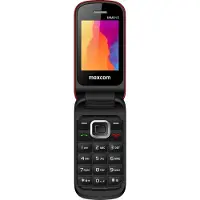 Maxcom Comfort MM815L 2G, Ouverture, Double SIM, 6.1 cm (2.4"), 0.3 MP, 1000 mAh, Rouge