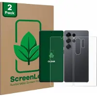 ScreenLeaf Schutzfolie für Samsung Galaxy S25 Ultra (Display+Rückseite) Displayschutz Display Schutz Folie K (Samsung Galaxy S25 Ultra), Téléphone portable : film de protection, Transparent