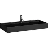 Laufen Kartell lavabo à encastrer, 3 trous pour robinet, avec trop-plein, 1000x460mm, H8103377161081