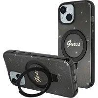 GUESS Guhmp15mhrsgsk Iphone 15 Plus14 Plus 6.7 Ring Stand Phone Case Clair