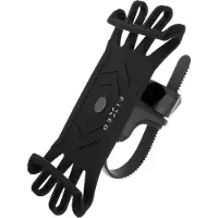 FIXED Support Bikee en silicone pour téléphone de vélo, Noir