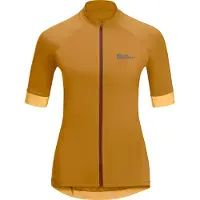 Jack Wolfskin Gravex Fz Short Sleeve T-shirt Marron L Femme