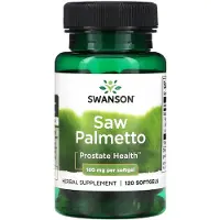 Swanson Health Saw Palmetto 160 mg 120 Capsules Molles Health Products