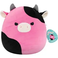 Squishmallows Maskotka Pollyanna - Pluszowa Krowa Czarna i Różowa 30 cm