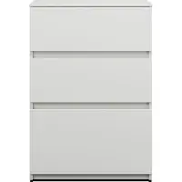 Burgbad Lin20 Armoire basse, 3 tiroirs, 600x407x870mm, USIW060F5363