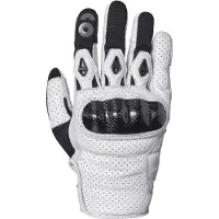 GMS Solis Perforated Leather Gloves Blanc M