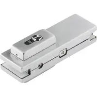 Dorma Kaba serrure de milieu US 20 Universal light, PZ, verre 10 -12 mm, inox (03.617) (Porte vitrée, Intérieur)