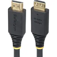 StarTech.com - High Speed - câble HDMI - HDMI mâle pour HDMI mâle - 30 cm - blindé - noir - sans halogène, passif, support pour 4K60Hz, support 1 440 p (UWQHD) 144 Hz, support 1080 p 240 Hz