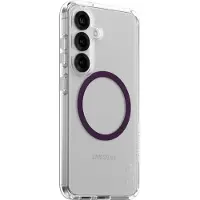 CARE by PanzerGlass Flagship Urban Combat Purple Qi Samsung Galaxy S25 Phone Case Clair