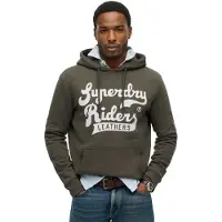 Superdry M2014354a Leather Jacket Vert 2XL Homme
