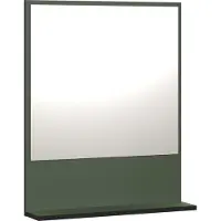 Trendteam CALICOSY - Miroir mural avec 1 tablette L60 cm - PUREBLISS