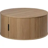 Ebuy24 Ronin table basse 1 porteReproduction chêne.