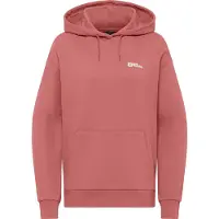 Jack Wolfskin Essential Hoodie Rouge,Rose L Femme