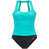 LASCANA Maillot de bain modelant aqua / noir