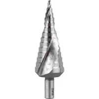 RUKO Foret étagé HSSE-Co 5 spirales cannelées avec pointe affûtée en croix Ø 4 - 30 mm - 101052E/