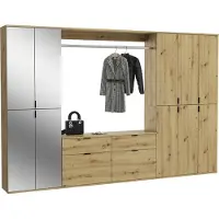 Ebuy24 ProjektX ensemble d'armoires de rangement P3 chêneReproduction.