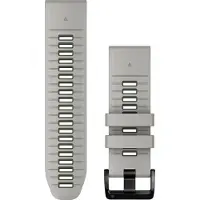 Garmin Quickfit 26 Mm Silicone Strap Gris,Argenté