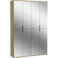 Ebuy24 ProjektX armoire de rangement 4+4 portes 8 portes miroir.