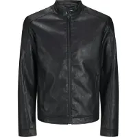 Jack&Jones PLUS Veste En Cuir Dylan Clean Plus Size