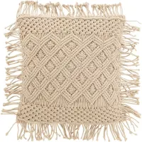J-Line Coussins COSY - Beige - 45x45 cm