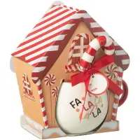 CARPE DIEM LAVENTIE Tasse+cuillere boite cadeau ceramique rouge
