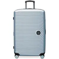 Hauptstadtkoffer Mitte - Grande valise à 4 roulettes doubles Valise de voyage XL avec extension, valise rigide TSA stable, 130 L, bleu piscine