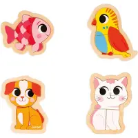Janod 4 Puzzles Évolutifs Personnes