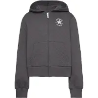 Converse Kids Star Pointelle Full Zip Sweatshirt Gris 13-15 Years Fille