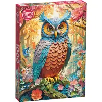 CherryPazzi CHERRY PAZZI Papier Hibou Puzzle 1000 pièces