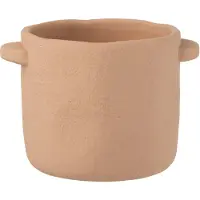 J-Line Pot gustave ciment marron clair large