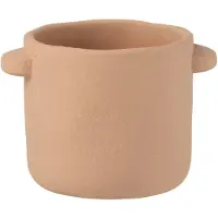 J-Line Pot gustave ciment marron clair medium