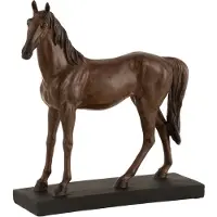 J-Line Cheval Poly Brun Large